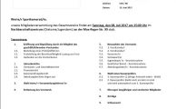 Einladung zur Jahreshauptversammlung